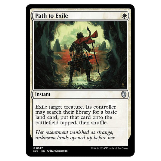 Path to Exile 0147 card from the Magic The Gathering set Bloomburrow Commander