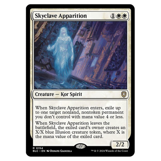 Skyclave Apparition 0154 card from the Magic The Gathering set Bloomburrow Commander