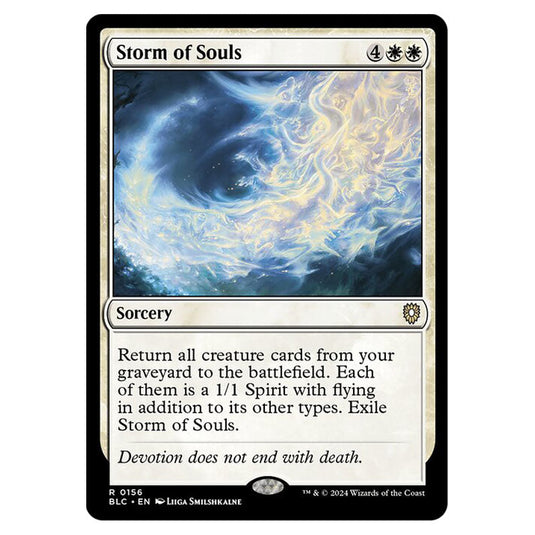 Storm of Souls 0156 card from the Magic The Gathering set Bloomburrow Commander