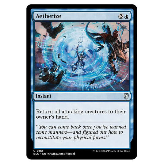 Aetherize 0161 card from the Magic The Gathering set Bloomburrow Commander