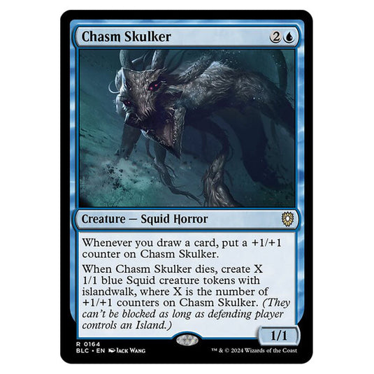 Chasm Skulker 0164 card from the Magic The Gathering set Bloomburrow Commander