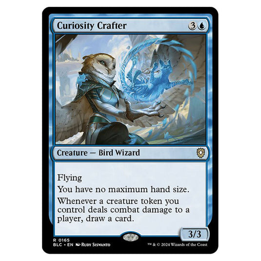 Curiosity Crafter 0165 card from the Magic The Gathering set Bloomburrow Commander