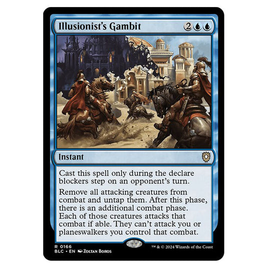 Illusionist's Gambit 0166 card from the Magic The Gathering set Bloomburrow Commander