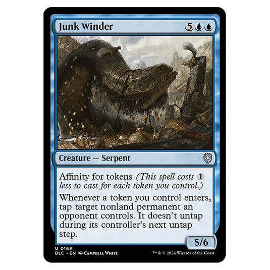 Junk Winder 0169 card from the Magic The Gathering set Bloomburrow Commander