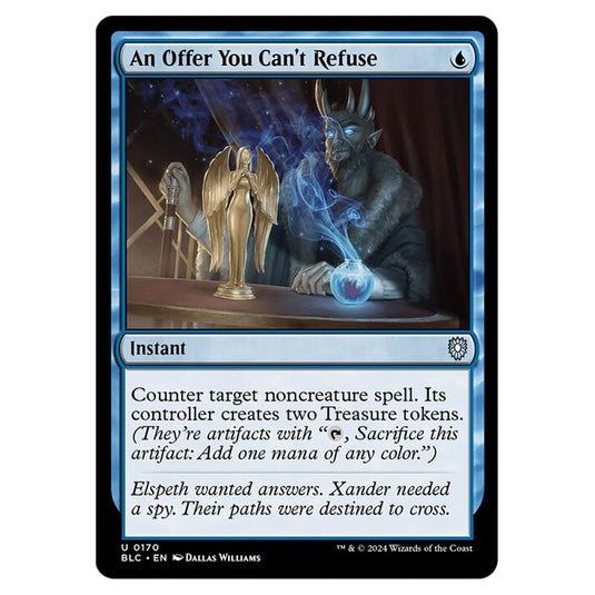 An Offer You Can't Refuse 0170 card from the Magic The Gathering set Bloomburrow Commander