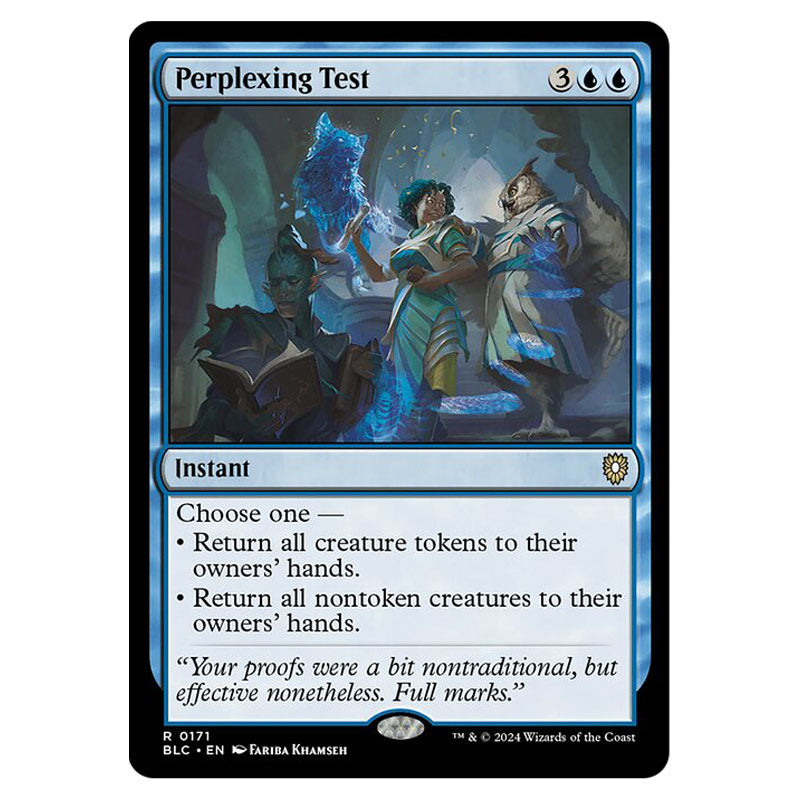 Magic The Gathering - Bloomburrow Commander - Perplexing Test - 0171