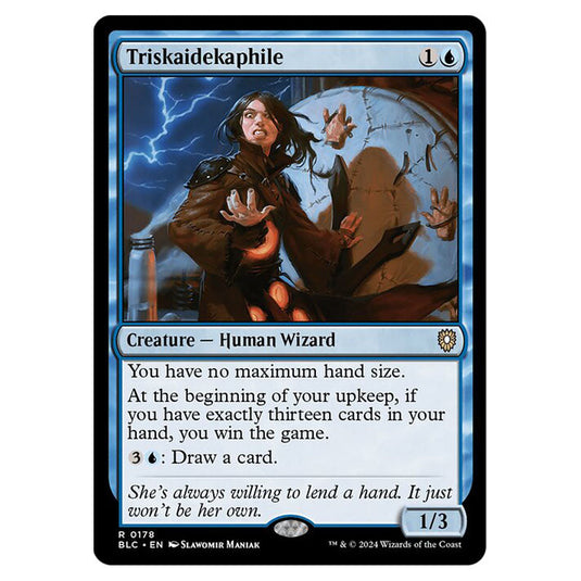 Triskaidekaphile 0178 card from the Magic The Gathering set Bloomburrow Commander