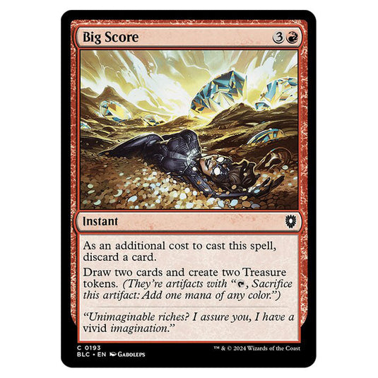 Big Score 0193 card from the Magic The Gathering set Bloomburrow Commander