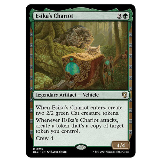 Esika's Chariot 0215 card from the Magic The Gathering set Bloomburrow Commander