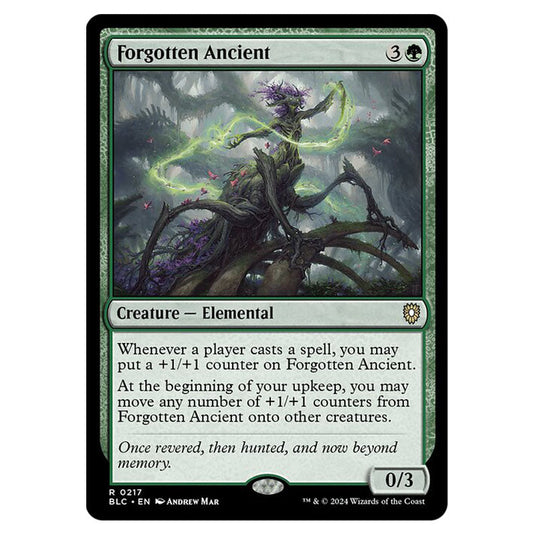 Forgotten Ancient 0217 card from the Magic The Gathering set Bloomburrow Commander