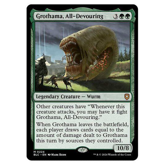 Grothama, All-Devouring 0224 card from the Magic The Gathering set Bloomburrow Commander