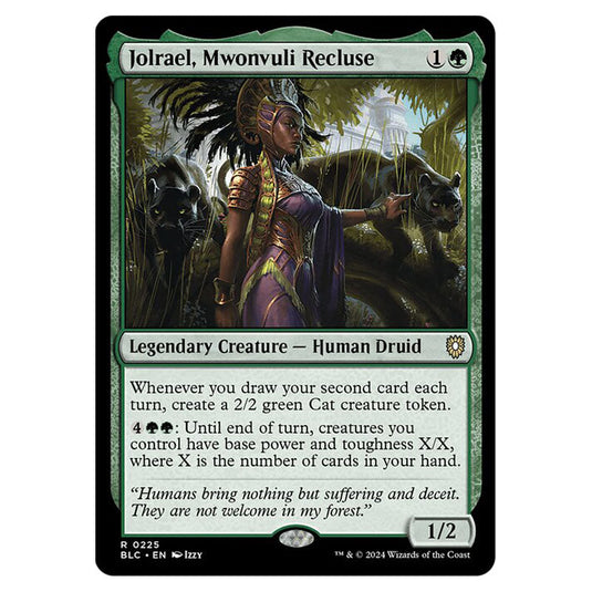 Jolrael, Mwonvuli Recluse 0225 card from the Magic The Gathering set Bloomburrow Commander