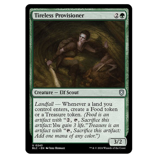 Tireless Provisioner 0243 card from the Magic The Gathering set Bloomburrow Commander