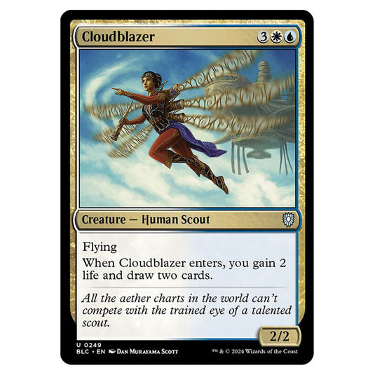 Cloudblazer 0249 card from the Magic The Gathering set Bloomburrow Commander