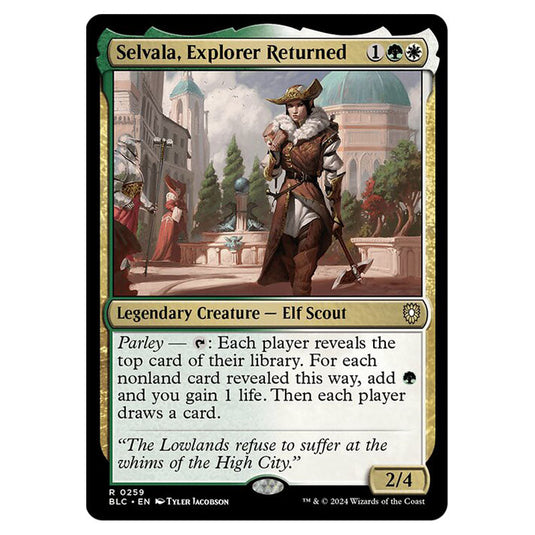 Selvala, Explorer Returned 0259 card from the Magic The Gathering set Bloomburrow Commander