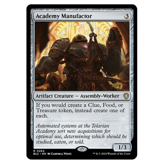 Academy Manufactor 0264 card from the Magic The Gathering set Bloomburrow Commander