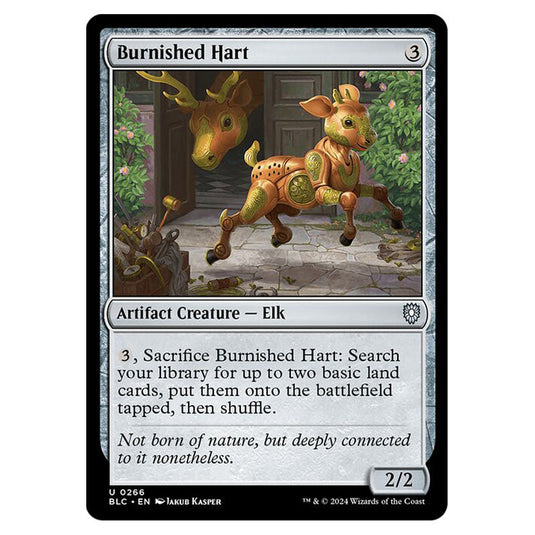 Burnished Hart 0266 card from the Magic The Gathering set Bloomburrow Commander