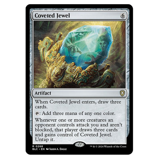 Coveted Jewel 0268 card from the Magic The Gathering set Bloomburrow Commander