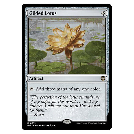 Gilded Lotus 0271 card from the Magic The Gathering set Bloomburrow Commander