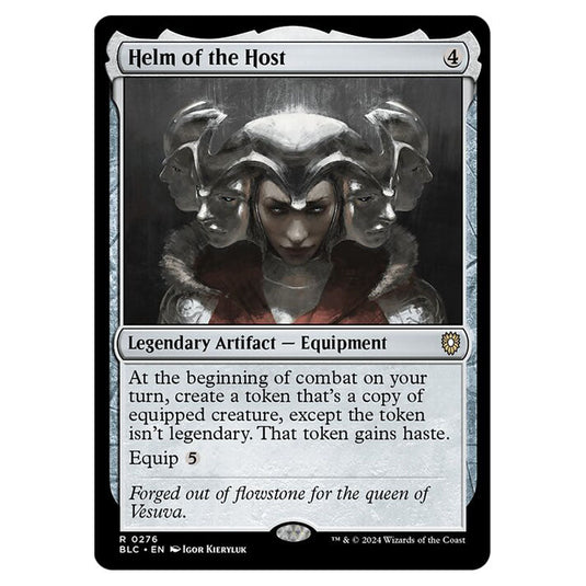 Helm of the Host 0276 card from the Magic The Gathering set Bloomburrow Commander