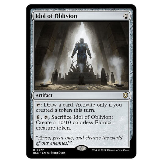 Idol of Oblivion 0277 card from the Magic The Gathering set Bloomburrow Commander