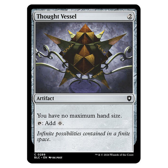 Thought Vessel 0289 card from the Magic The Gathering set Bloomburrow Commander