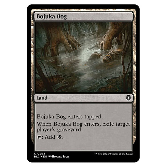 Bojuka Bog 0294 card from the Magic The Gathering set Bloomburrow Commander