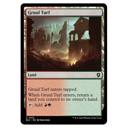 Gruul Turf 0310 card from the Magic The Gathering set Bloomburrow Commander