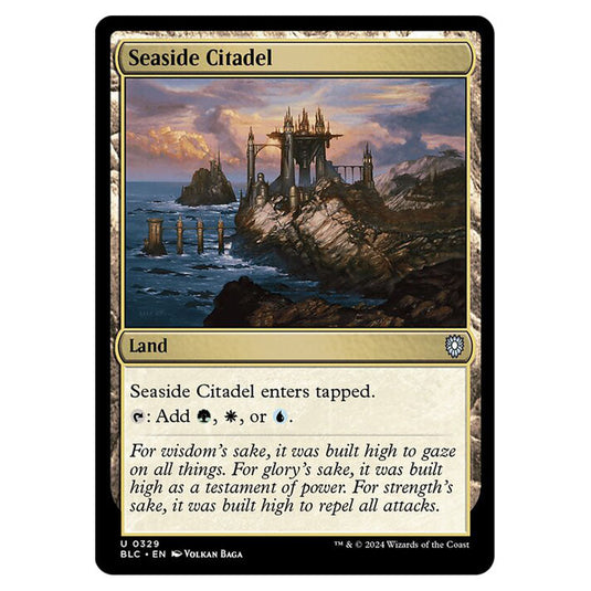 Seaside Citadel 0329 card from the Magic The Gathering set Bloomburrow Commander