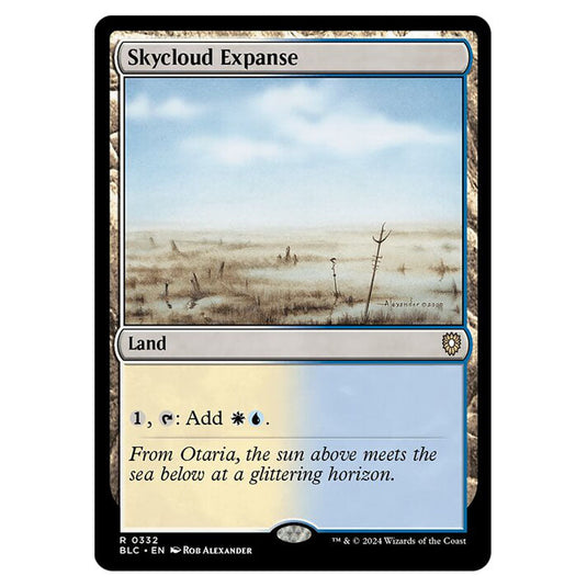 Skycloud Expanse 0332 card from the Magic The Gathering set Bloomburrow Commander