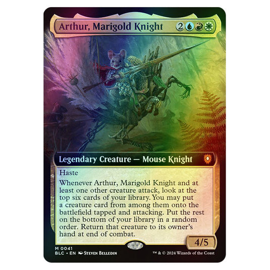 Arthur, Marigold Knight 0041 card from the Magic The Gathering set Bloomburrow Commander