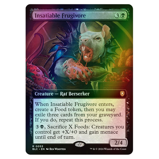 Insatiable Frugivore 0053 card from the Magic The Gathering set Bloomburrow Commander