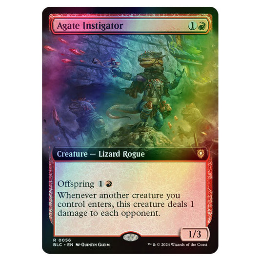 Agate Instigator 0056 card from the Magic The Gathering set Bloomburrow Commander