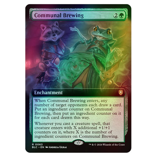 Communal Brewing 0063 card from the Magic The Gathering set Bloomburrow Commander