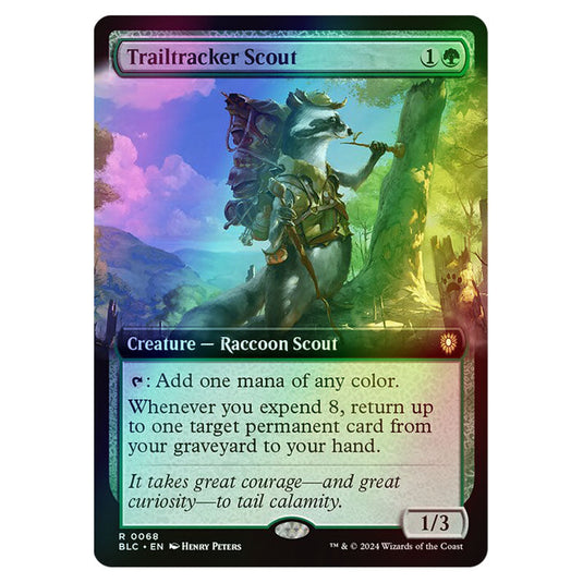 Trailtracker Scout 0068 card from the Magic The Gathering set Bloomburrow Commander