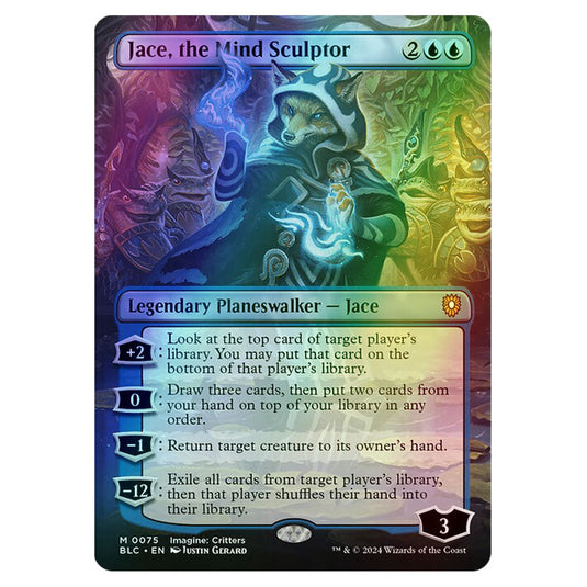 Jace, the Mind Sculptor 0075 card from the Magic The Gathering set Bloomburrow Commander