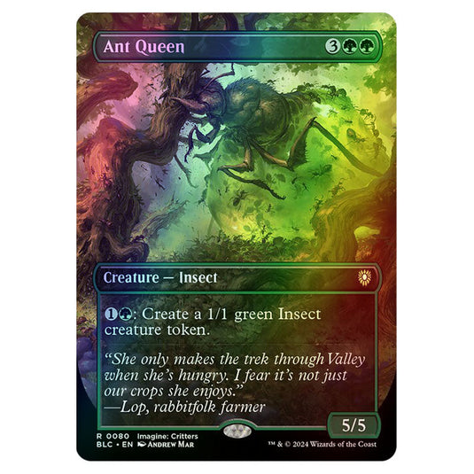 Ant Queen 0080 card from the Magic The Gathering set Bloomburrow Commander