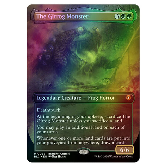 The Gitrog Monster 0088 card from the Magic The Gathering set Bloomburrow Commander