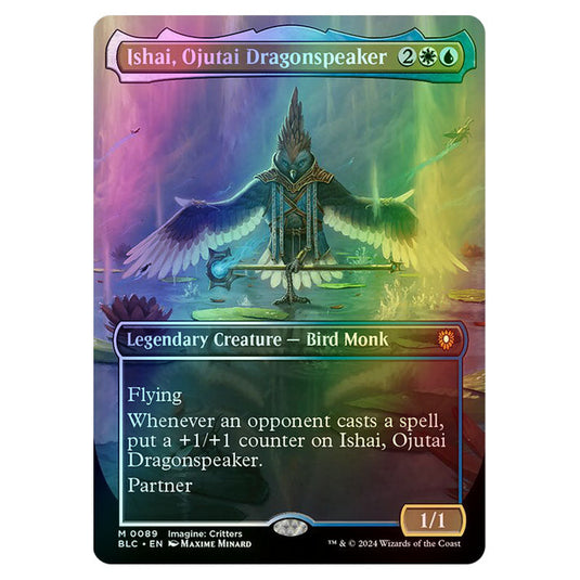 Ishai, Ojutai Dragonspeaker 0089 card from the Magic The Gathering set Bloomburrow Commander