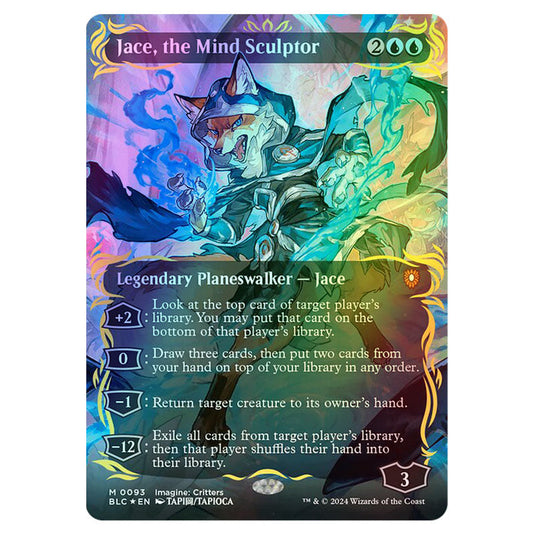 Jace, the Mind Sculptor 0093 card from the Magic The Gathering set Bloomburrow Commander