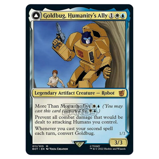 Magic The Gathering - The Brothers War - Transformers - Goldbug, Humanity's Ally / Goldbug, Scrappy Scout - 011/15
