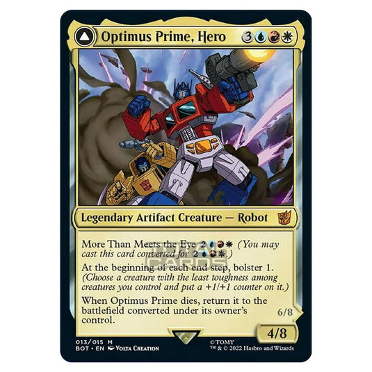 Magic The Gathering - The Brothers War - Transformers - Optimus Prime, Hero / Optimus Prime, Autobot Leader - 013/15