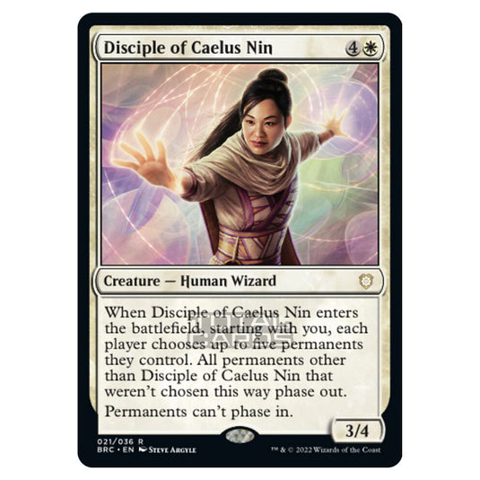 Magic The Gathering - The Brothers War - Commander - Disciple of Caelus Nin