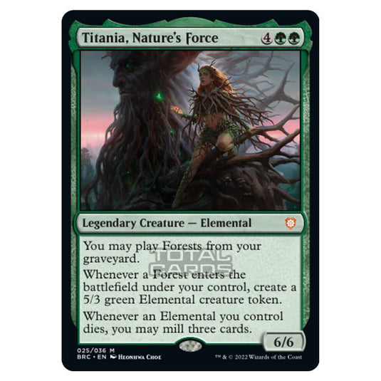 Magic The Gathering - The Brothers War - Commander - Titania, Nature's Force