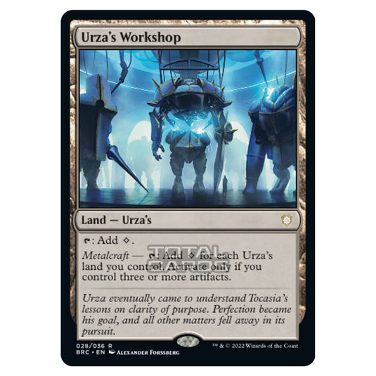 Magic The Gathering - The Brothers War - Commander - Urza's Workshop