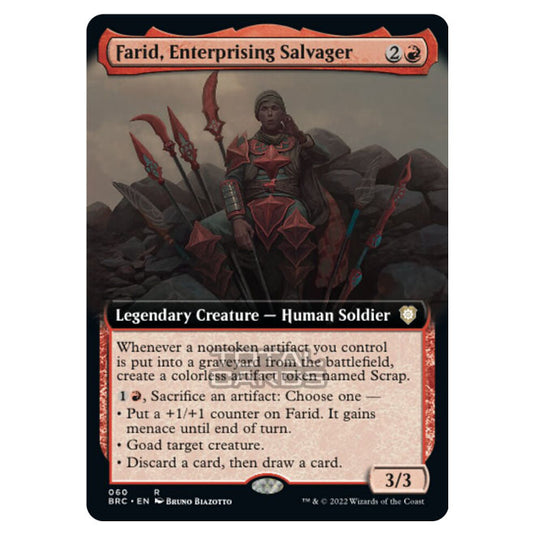 Magic The Gathering - The Brothers War - Commander - Farid, Enterprising Salvager