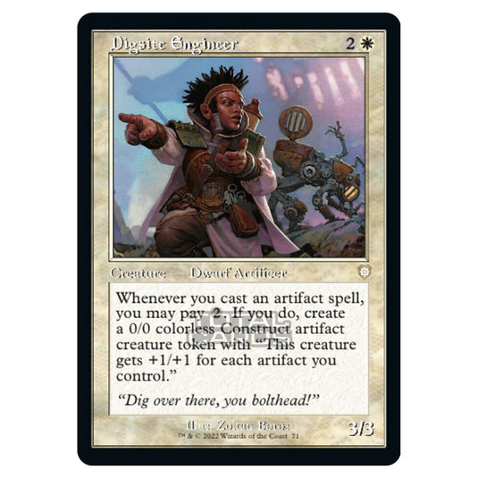 Magic The Gathering - The Brothers War - Commander - Digsite Engineer