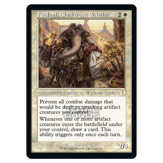 Magic The Gathering - The Brothers War - Commander - Losheel, Clockwork Scholar