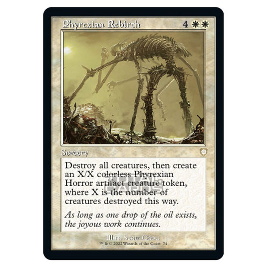 Magic The Gathering - The Brothers War - Commander - Phyrexian Rebirth