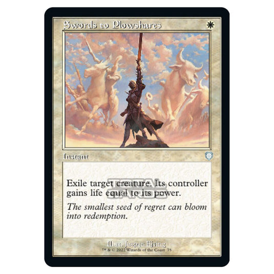 Magic The Gathering - The Brothers War - Commander - Swords to Plowshares